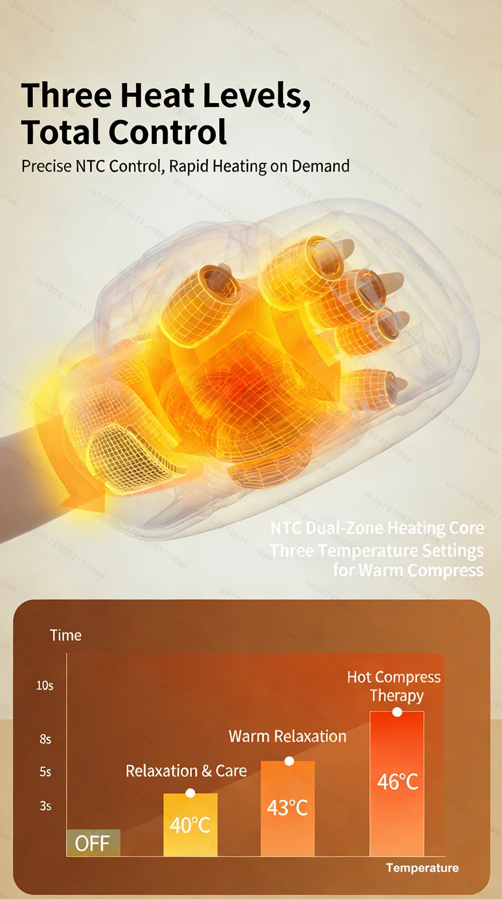 Electric Hand Massager Wrist Joint Numbness Airbag Massage Red Light Hot Compress Relieve Hand Pain Relax Hand Massage SPA Care