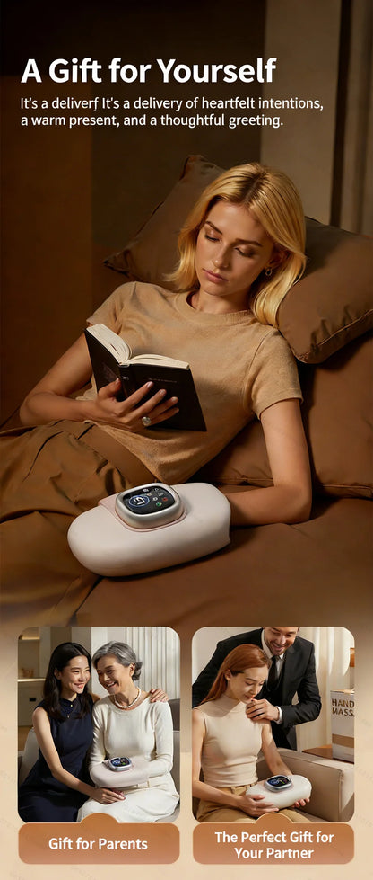 Electric Hand Massager Wrist Joint Numbness Airbag Massage Red Light Hot Compress Relieve Hand Pain Relax Hand Massage SPA Care