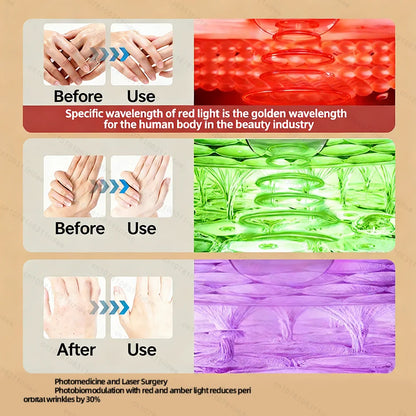 Electric Hand Massager Wrist Joint Numbness Airbag Massage Red Light Hot Compress Relieve Hand Pain Relax Hand Massage SPA Care